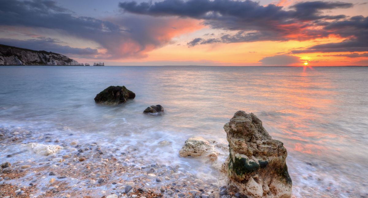 Sunset at Alum Bay, Isle of Wight